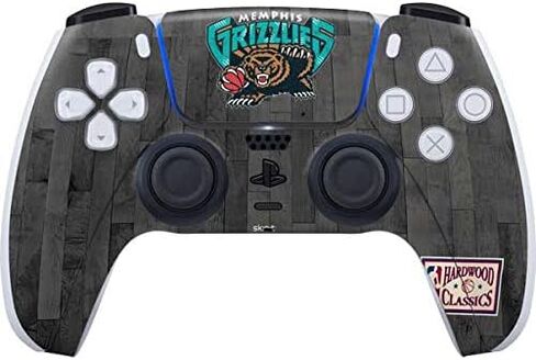 Skinit Decal Gaming Skin Compatible with PS5 Controller - Officially Licensed NBA Memphis Grizzlies Canvas Design in Kuwait