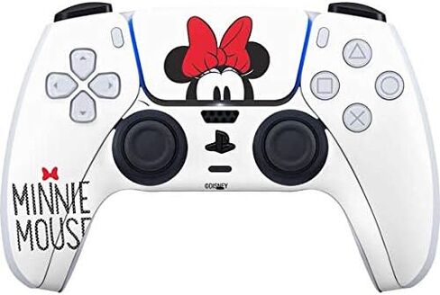 Skinit Decal Gaming Skin Compatible with PS5 Controller - Officially Licensed Disney Minnie Mouse Design in Kuwait