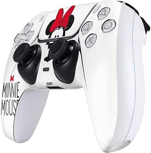 Skinit Decal Gaming Skin Compatible with PS5 Controller - Officially Licensed Disney Minnie Mouse Design in Kuwait