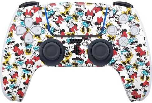 Skinit Decal Gaming Skin Compatible with PS5 Controller - Officially Licensed Disney Minnie Mouse Design in Kuwait