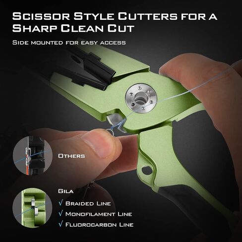 كاستينكينج جيلا من الصيد 7.5 بوصة مع قواطع خط مقص ، ومعدات الصيد من الألومنيوم من الدرجة in Saudi Arabia