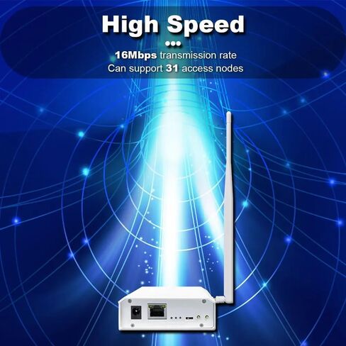 WIFI HALOW Wireless Bridge Express Personge لنقل المسافات الطويلة 3 كيلومترات ، والتوصيل والتشغيل ، ونقطة إلى نقطة/متعددة في الهواء الطلق لتسوق مبنى مرآب الحظيرة مع هوائي عالي الكبار (1 إلى 1) in Kuwait