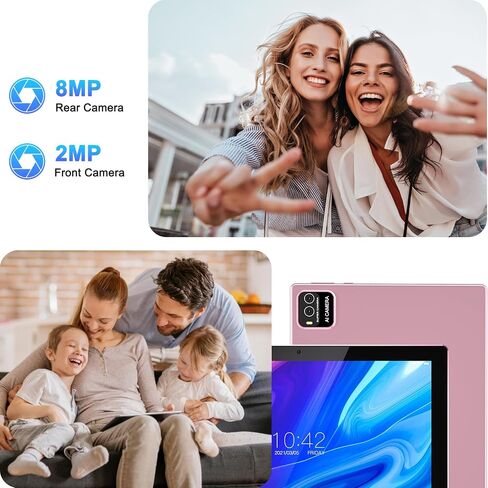 10 Inch Tablet Android 15(NOT GO) Tablets 2 in 1 tablet With keyboard 12GB RAM+64GB ROM(Supports 1TB expansion) Tableta 2MP+8MP Camera 6000mAh Battery Mouse/Case/Stylus 5G Wifi-6 10.1" Android Tablets in Kuwait