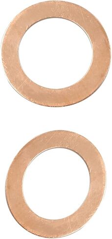 22mmx30mmx1mm(IDxODxT) Flat Copper Sealing Washers - 10Pack - Good for Industrial Machinery M22 Screws - Copper Flat Ring Gaskets in Saudi Arabia