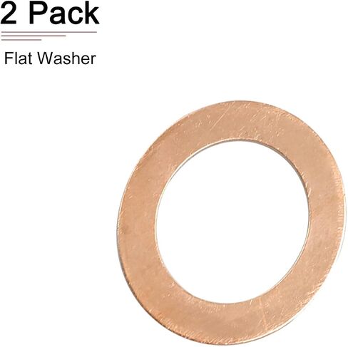 22mmx30mmx1mm(IDxODxT) Flat Copper Sealing Washers - 10Pack - Good for Industrial Machinery M22 Screws - Copper Flat Ring Gaskets in Saudi Arabia
