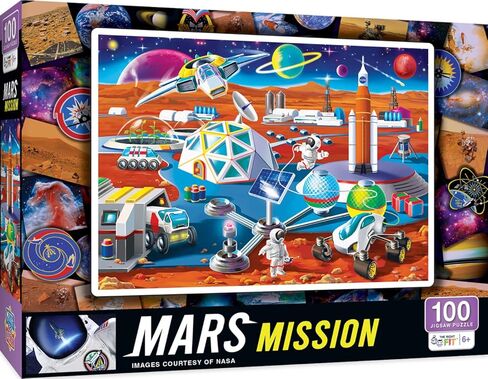 MasterPieces 100 Piece Licensed Jigsaw Puzzle for Kids - NASA Sunrise in Space - 11.5"x15" in Saudi Arabia