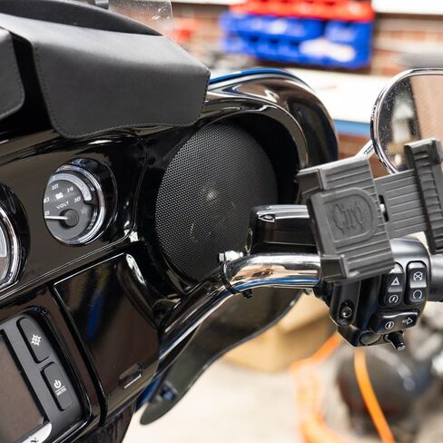 NVX® XFHD6F Premium 6.5" Motorcycle Speakers, 600W Peak (300W RMS), 2-Ohm Front Fairing Coaxials with 1" Titanium Tweeters, Waterproof, Plug-and-Play Upgrade for Harley-Davidson Touring 2014 up (Pair) in Saudi Arabia