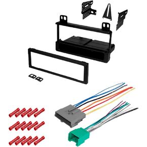 CACHÉ KIT346 Bundle with Car Stereo Installation Kit for Ford 1995 – 1997 Ranger – in Dash Mounting Kit, and Harness for Single Din Radio Receivers (3 Item)