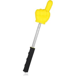 Big Teacher Pointer Finger,Pointer Stick for Classroom with Soft Grip Handle,Teaching and Presentations, Teacher Supplies Interactive Learning,Retractable Pointer Extendable to 32 Inches (RED)