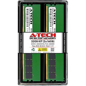 A-Tech 16GB RAM for Dell XPS 8950 Desktop | DDR5 4800MHz PC5-38400 DIMM 1Rx8 1.1V 288-Pin Non-ECC UDIMM Memory Upgrade