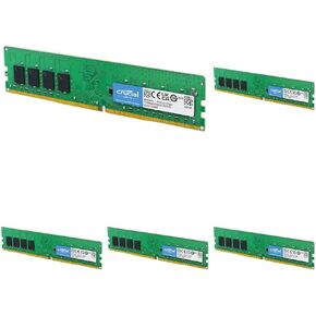Crucial RAM 8GB DDR4 3200MHz CL22 (or 2933MHz or 2666MHz) Desktop Memory CT8G4DFRA32A (Pack of 5)