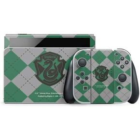 Skinit Decal Gaming Skin Compatible with Nintendo Switch OLED (2021) - Officially Licensed Wizarding Worlds Harry Potter Deathly Hallows Symbol Design
