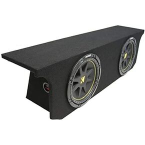 Kicker 43C104-N متوافق مع Jeep Wrangler 2007-2018 غير محدود (4 باب) مزدوج 10 "