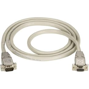 Black Box Corporation 20-FT RS232 Shielded Cable Metal Hood DB9 Male/Female