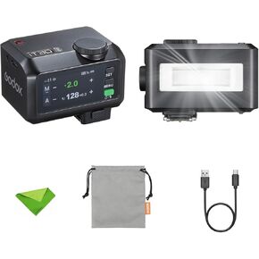 Godox IT30PRO S IT30PRO-S TTL Flash لكاميرا Sony ، GN15 1.5S وقت إعادة التدوير ، 560 فلاش الطاقة الكامل ، 1/8000 HSS ، 2.4 جرام لاسلكي ، بطارية ليثيوم مدمجة ، 2.8 ″ شاشة اللمس الكاملة ذات الألوان الكاملة (أسود)