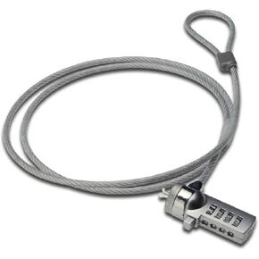 1Pcs Lock Laptop Computer Password Lock 1.2 Meters /1.1 Meters Wire Rope Keys Lock Accessories(B1Pcs 1.8 Meters)