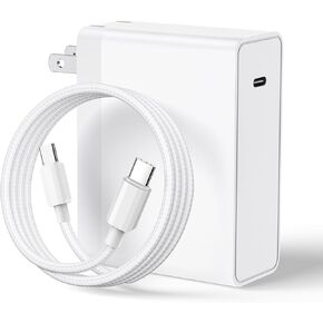 Mac Book Pro Charger - 118W USB C Charger Fast Charger for USB C Port MacBook Pro & MacBook Air, ipad Pro, iPhone 16/15, Samsung Galaxy S25 S24 and All Type C Device, 6.6 FT USBC to C Cable Included