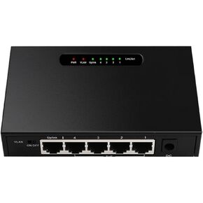 1000Mps POE Network Switch 5-Port Gigabit Unmanaged Ethernet Switch