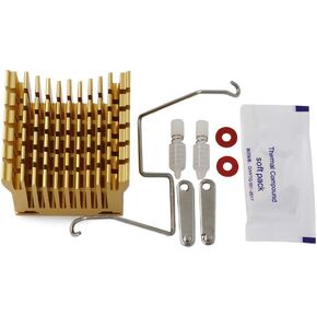 متعددة القابلة للتعديل قابلة للتعديل ALUMINIM التبريد ، PC NORTHBRIDGE SOUTHBRIDGE COYPONING FIN (أسود)