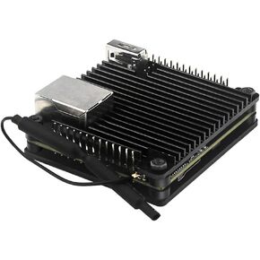 Aluminum + Acrylic Cooling Shell Passive Heatsink Case for Orange Pi Zero 2