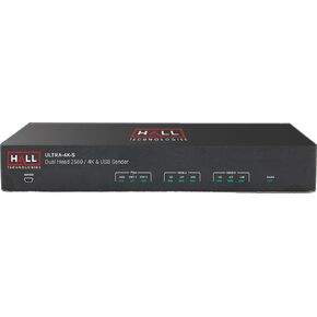 Hall Technologies ULTRA-4K-S (Dual-Head HDMI and USB 2.0 KVM Extender)