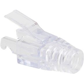 Platinum Tools 100036C EZ-RJ45 Cat6 Strain Relief, (Clear). 50/Clamshell.(Pack of 50)
