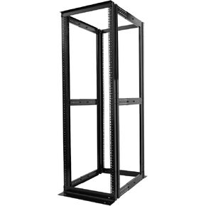 GLOBALRACK 4-Post 42U Open Frame Server Rack/19in Server Network Rack Adjustable Depth 24-35inch Suitable for Computer/Audio Video/Data/IT Equipment/Cold Rolled Steel Heavy Duty Rack (4POST RACK-042) in Kuwait