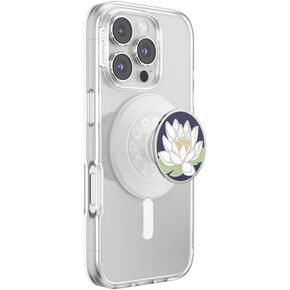 قبضة الهاتف popsockets لـ Magsafe ، قبضة ومكانة للهاتف المغناطيسي الآمن ، والركيلة الخالية من اليدين ، وشحن لاسلكي متوافق - ماء مياه ليلي منتصف الليل