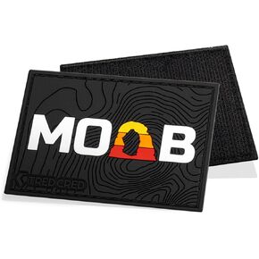 Moab Patch Rubber PVC with Hook & Loop Backing