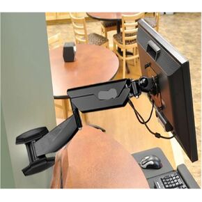 WM4021-Z1 Full Motion 32"~42" TV Wall Mount Gas Spring Arm Rotating LCD LED Monitor Holder Bracket Max. Loading 13kgs(Black)