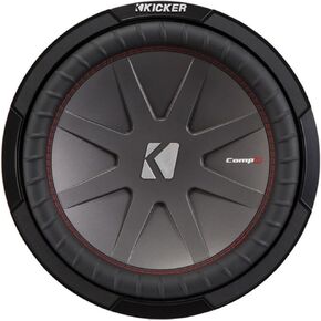 Kicker CompR12 12-Inch (30cm) Subwoofer, DVC, 4-Ohm, 500W