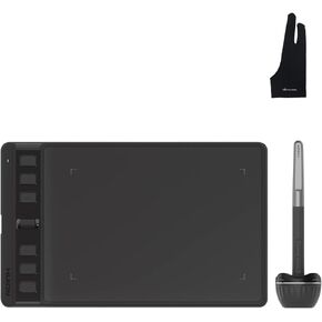 HUION Inspiroy 2 Small Drawing Tablet and Palm Rejection Artist Glove