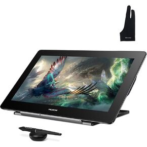 HUION Kamvas Pro 16 Plus 4K UHD Graphics Drawing Tablet with Screen and Palm Rejection Artist Glove