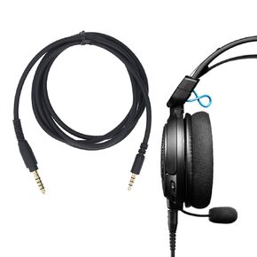 كابل الصوت البديل Gugxiom لـ Audio Technica ATH GL3 ATH GDL3 ، قابس 3.5 مم ، 1.3 متر / 4.3 قدم