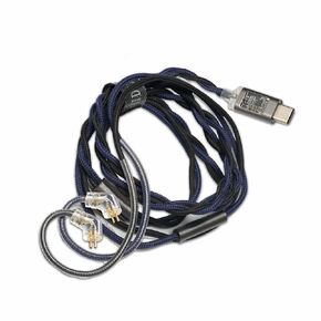 ST2 PRO USB-C DAC Digital Earphone Cable 0.78mm 2Pin Dark Blue