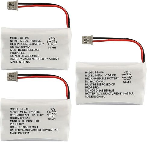 Kastar 2-Pack Battery Ni-MH 3.6V 800mAh Replacement for Uniden TRU88852 TRU8888 TRU9360 TRU946 TRU9460 TRU9465 TRU9480 TRU9480-2 TRU9480-3 TRU9480-4 TRU9485 TRU9485-2 TRU9485-3 TRU9488 TRU9488-2 in Saudi Arabia