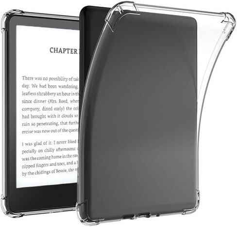 حالة واضحة لـ Amazon Kindle Fire HD 8 و 8 بالإضافة إلى جهاز لوحي (الجيل الثاني عشر-2024/2022 إصدار) 8 "-غطاء شفاف ناعم للغاية وشفاء خفيف ، لامع واضح in Saudi Arabia