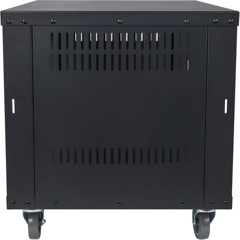 Sound Town 8u Universal Steel Rack ، W/Mesh Doors ، Locking Caster ، لوحات جانبية تنفيس للفيديو الصوتي ، معدات الخادم وشبكة (Strk-M8UWD) in Kuwait