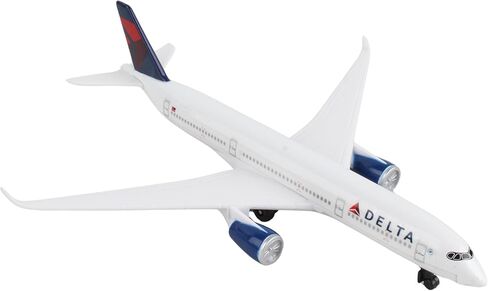 Daron Worldwide Trading Delta A350 Single Plane Airline Single Plane, White in Kuwait