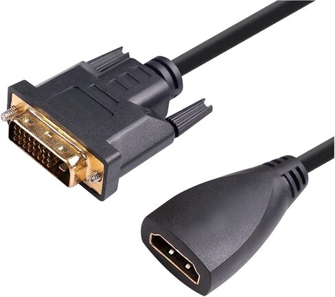 Computer Display Game Console Bi-Directional Fast Speed DVI Adapter Cable Compatible with The HDMI-Compatible Converter Desktop PC in Saudi Arabia