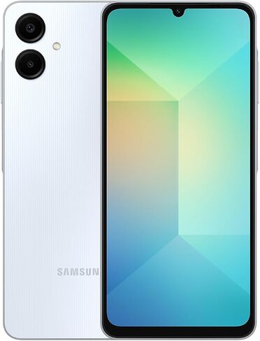 SAMSUNG Galaxy A06 4G LTE (128GB + 4GB) Latin Version SM-A065M/DS Factory Unlocked 6.7" Dual Sim 50MP Dual Cam (Case Bundle) - (Light Blue) in Kuwait