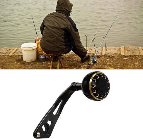 Single Fishing Reel Handle Metal Fishing Reel Replacement Fishing Tackle Tools for Low Reel in Kuwait