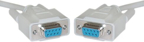 CableWholesale 6 أقدام DB9 الكابل التسلسلي للإناث ، أنثى DB9 إلى أنثى ، UL تصنيف ، 9 موصل ، 1: 1 ، رمادي ، 9 دبوس أنثى كابل التسلسلي إلى أنثى ، DB9 RS232 أنثى إلى كابل أنثى in Kuwait