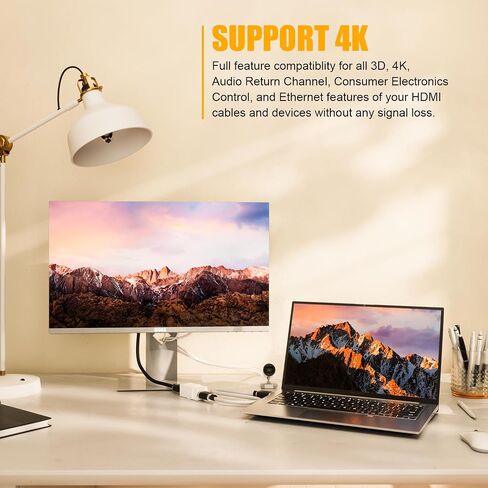 HDMI Keystone, Gold-Plated HDMI Keystone Jack 4K Female to Female Adapter Support All 3D, 4K (6 Pack-Black) in Saudi Arabia
