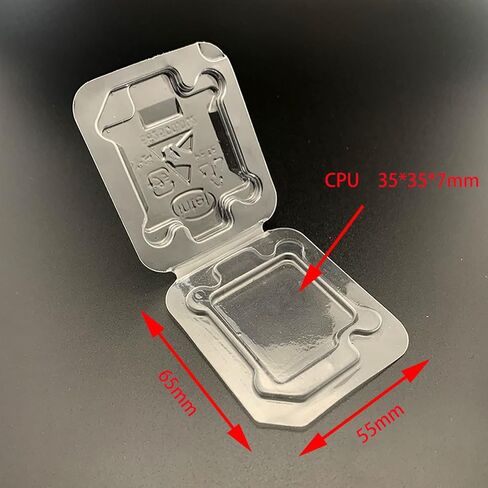 CPUT CPU CASE TRAINING CLAMSHELL CPU CLAMSHELL CONTERINER لمربع واقي حامل وحدة المعالجة المركزية (15PCS CPU CLAMSHELL FOR AMD) in Saudi Arabia