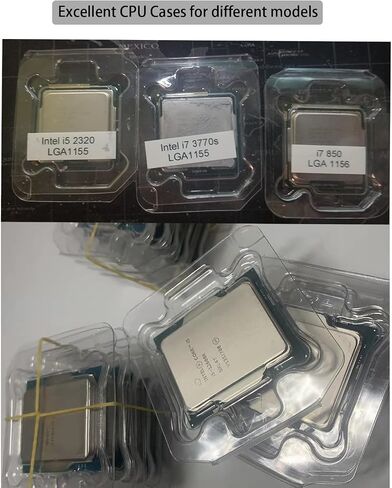 CPUT CPU CASE TRAINING CLAMSHELL CPU CLAMSHELL CONTERINER لمربع واقي حامل وحدة المعالجة المركزية (15PCS CPU CLAMSHELL FOR AMD) in Saudi Arabia