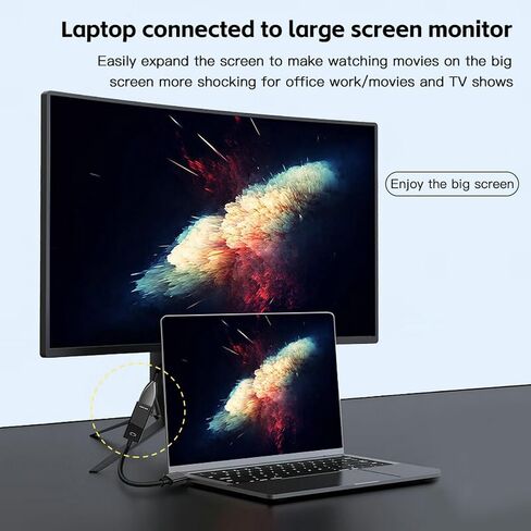 Mini DisplayPort to HDMI Adapter DP (متوافق مع Thunderbolt) إلى الحبل المغطى بالذهب HDMI 4KX2K لـ MacBook و Mac Mini و Microsoft Surface Pro 3/4 (Black و Mini DP إلى HDMI (2 عبوة)) in Saudi Arabia