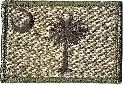 South Carolina Tactical Patch - Olive Drab in Kuwait