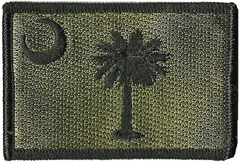 South Carolina Tactical Patch - Olive Drab in Kuwait