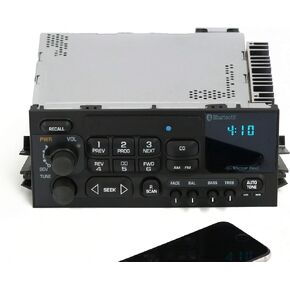 AM FM Radio W Bluetooth Music Streaming متوافق مع عام 1995-2005 GMC Chevy Chevrolet Truck Van